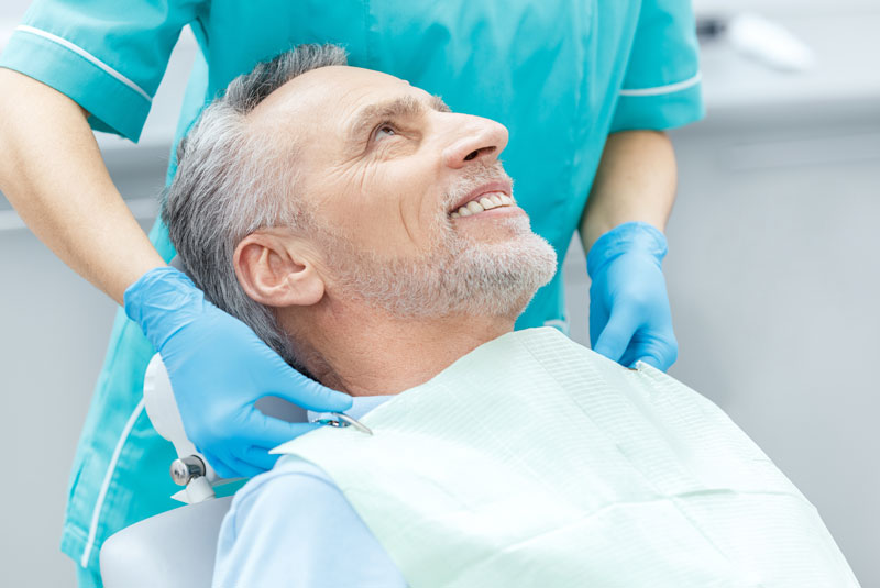 dental patient smiling